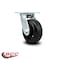 Service Caster 5 Inch Rubber on Steel Wheel Swivel Caster with Roller Bearing SCC-30CS520-RSR - alternate 3